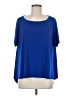 Bailey 44 Blue Short Sleeve Blouse Size M - photo 1