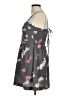 American Eagle Outfitters 100% Polyester Floral Gray Casual Dress Size 6 - photo 5