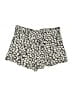 Ann Taylor LOFT Floral Black Ivory Shorts Size L - photo 2