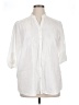 J. McLaughlin Ivory 3/4 Sleeve Button-Down Shirt Size XL - photo 1