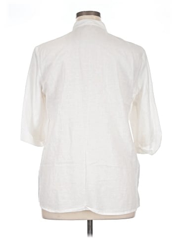 J. McLaughlin 3/4 Sleeve Button-Down Shirt (view 2)