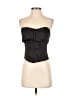 Zara 100% Polyester Black Tube Top Size M - photo 1