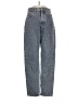 Zara Chevron-herringbone Blue Jeans Size 2 - photo 1