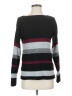 Maurices 100% Acrylic Stripes Black Pullover Sweater Size S - photo 1