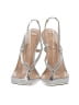 Winnie Harlow X Steve Madden Metallic Silver Sandals Size 7 1/2 - photo 2