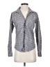 Frank & Eileen Houndstooth Gray Long Sleeve Blouse Size S - photo 1