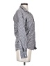 Frank & Eileen Houndstooth Gray Long Sleeve Blouse Size S - photo 4
