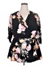 City Chic Black 3/4 Sleeve Blouse Size 20 Plus (L) - photo 1