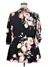 City Chic Black 3/4 Sleeve Blouse Size 20 Plus (L) - photo 2