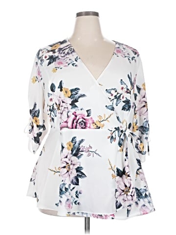 City Chic Long Sleeve Blouse (view 1)