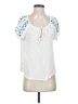 Hollister White Short Sleeve Blouse Size XS - photo 1