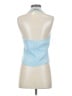 Commense Blue Sleeveless Button-Down Shirt Size S - photo 2