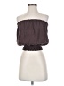 Bobi 100% Cotton Brown Sleeveless Blouse Size S - photo 1