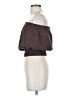 Bobi 100% Cotton Brown Sleeveless Blouse Size S - photo 5