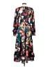 Umgee 100% Polyester Print Teal Casual Dress Size S - photo 2