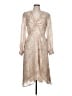 Express 100% Polyester Ivory Cocktail Dress Size L - photo 1