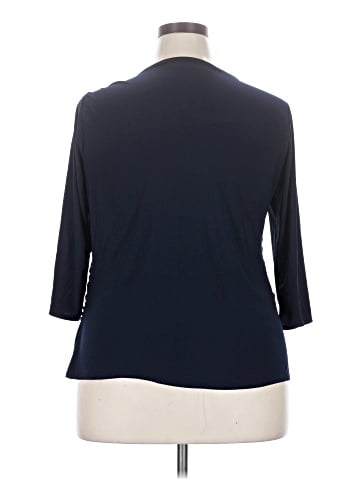 NY Collection 3/4 Sleeve Top (view 2)