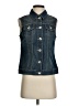 Baccini Blue Denim Vest Size S - photo 1
