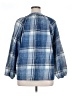 Dylan 100% Cotton Blue 3/4 Sleeve Blouse Size XL - photo 2
