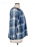 Dylan 100% Cotton Blue 3/4 Sleeve Blouse Size XL - photo 4