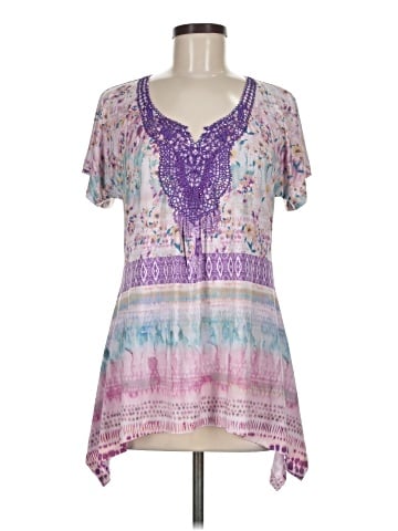 One World Short Sleeve Blouse (view 1)