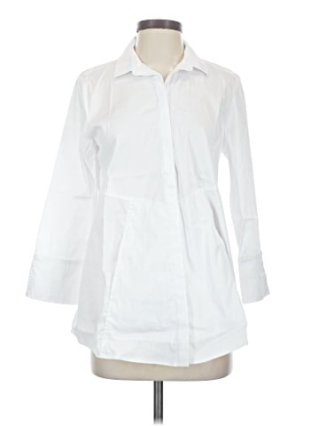 Habitat 3/4 Sleeve Button-Down Shirt (view 1)