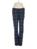 J. McLaughlin Plaid Blue Casual Pants Size 6 - photo 1