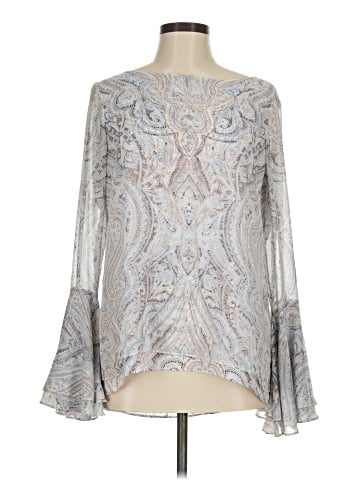 White House Black Market Long Sleeve Blouse (view 1)