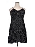 Mossimo Supply Co. 100% Rayon Polka Dots Black Casual Dress Size XL - photo 1