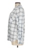 Eden & Olivia Plaid Silver Long Sleeve Button-Down Shirt Size M - photo 5