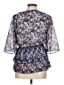 Ganni 100% Polyester Blue 3/4 Sleeve Blouse Size EU 40 / US 10 - photo 2