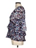 Ganni 100% Polyester Blue 3/4 Sleeve Blouse Size EU 40 / US 10 - photo 5