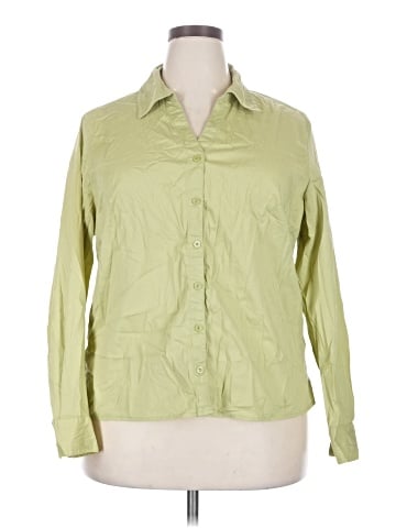 Attention Long Sleeve Button-Down Shirt (view 1)