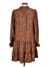 Nine West 100% Polyester Animal Print Brown Casual Dress Size M - photo 2