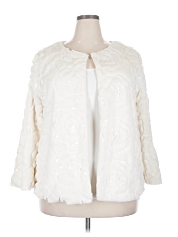 JM Collection Faux Fur Jacket (view 1)