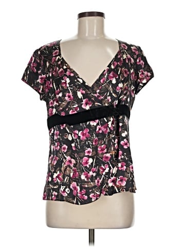 Ann Taylor Short Sleeve Blouse (view 1)