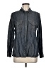 Soft Surroundings 100% Lyocell Gray Long Sleeve Button-Down Shirt Size M - photo 1