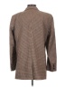 J. McLaughlin Houndstooth Brown Wool Blazer Size S - photo 2