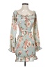 Timing 100% Polyester Blue Cocktail Dress Size S - photo 1