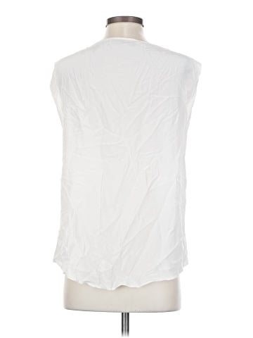 ALLSAINTS Sleeveless Silk Top (view 2)
