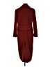 Topshop 100% Polyester Burgundy Coat Size 6 - photo 2