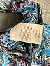 Talbots 100% Polyester Paisley Blue Sleeveless Blouse Size 16 Petite - photo 8