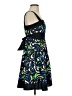 Speechless Graphic Blue Cocktail Dress Size 3 - photo 4