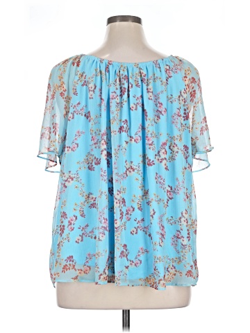 LC Lauren Conrad Short Sleeve Blouse (view 2)