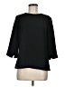 Ann Taylor 100% Polyester Black 3/4 Sleeve Blouse Size 8 - photo 1