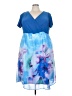 IGIGI 100% Polyester Blue Cocktail Dress Size 22 - photo 1