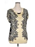 Cato Gold Short Sleeve Blouse Size XL - photo 1