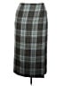 Talbots 100% Polyester Plaid Gray Formal Skirt Size 18 - photo 1