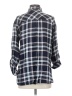 Timing Plaid Blue Long Sleeve Button-Down Shirt Size S - photo 2