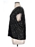 CeCe Black Short Sleeve Top Size XL - photo 5